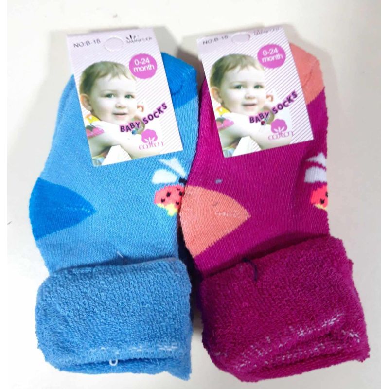 GENERICO - Pack 4 pares calcetines 0 mes a 12 meses
