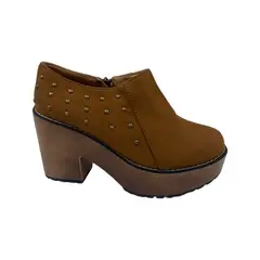 HERIEL - Zapato Camel Plataforma Tachas