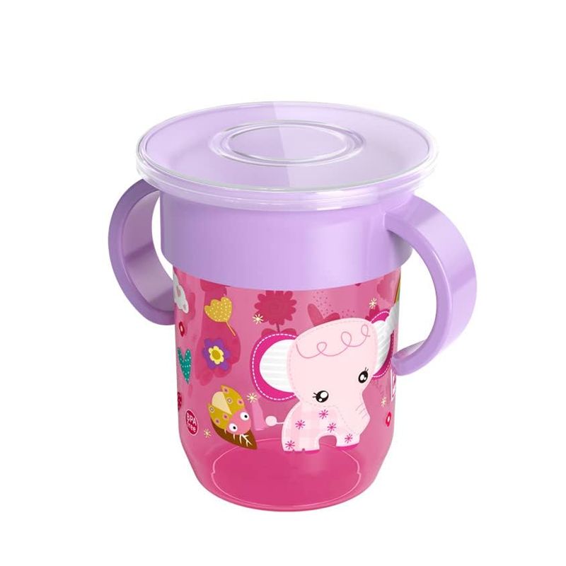 GENERICO - Taza Antiderrame Vaso Mágica 360 Antiderrame Manilla Niños