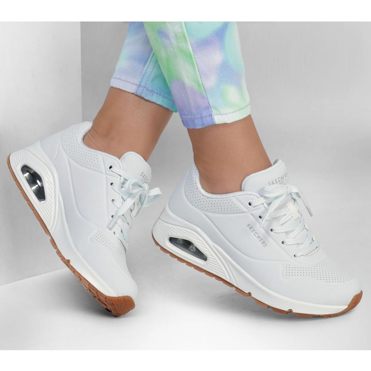 SKECHERS - Zapatilla Mujer Uno -stand On Air Blanco Skechers