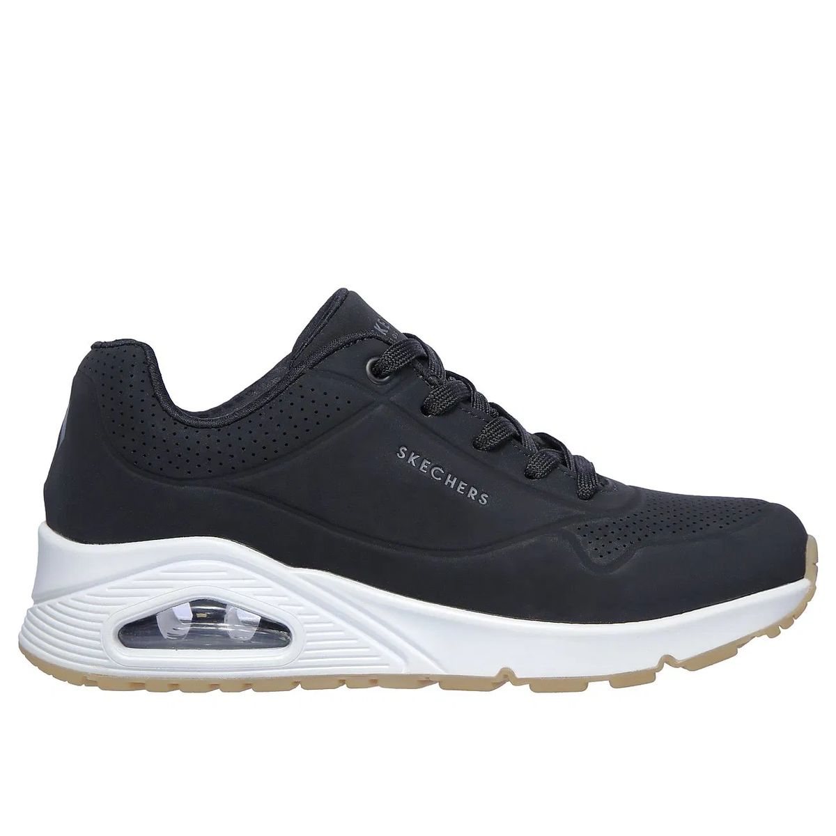 SKECHERS - Zapatilla Mujer Uno Stand On Air LK Negro Skechers