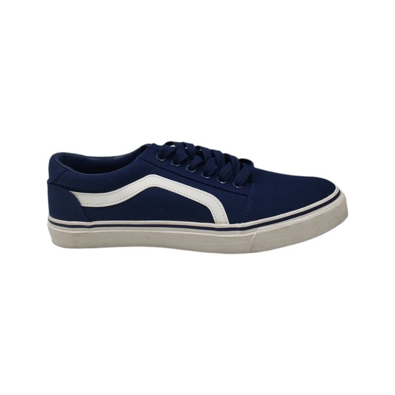 HERIEL - Zapatilla Azul Lona Baja