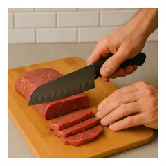 GENERICO - Cuchillo De Cocina Carnicero Acero Inoxidable