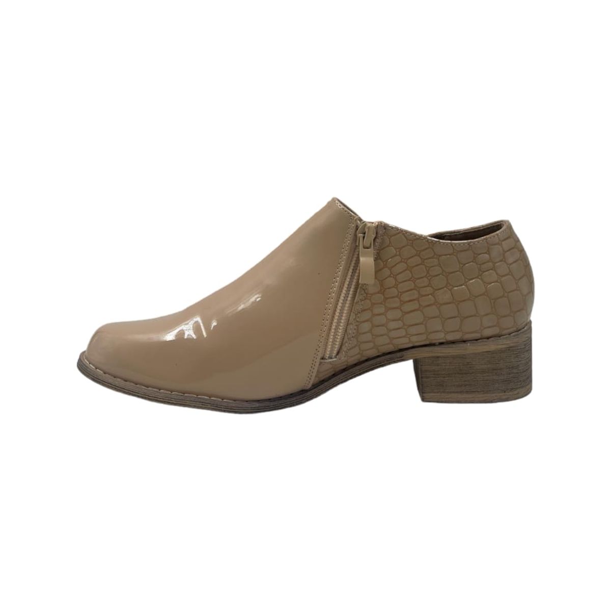 HERIEL - Zapato Beige Charol Mujer