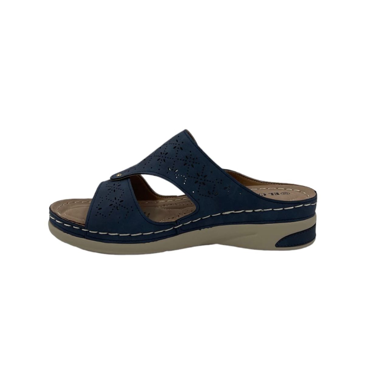 HERIEL - Sandalia Azul Plataforma Mujer