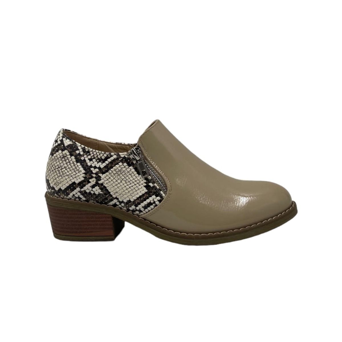 HERIEL - Zapato Bajo Beige Mujer