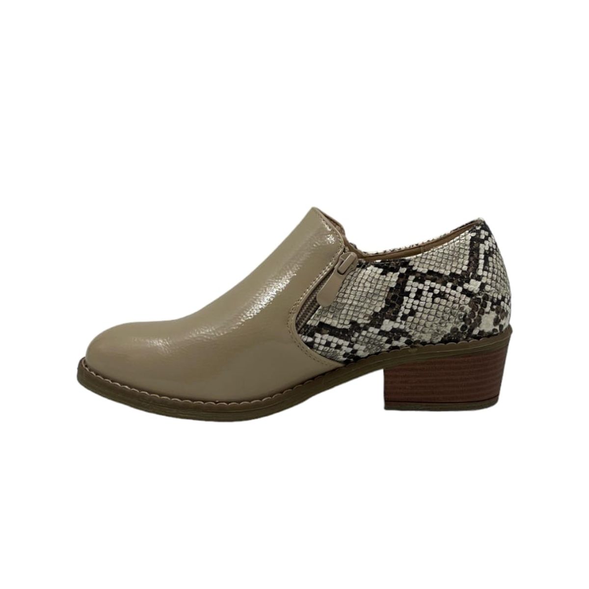 HERIEL - Zapato Bajo Beige Mujer