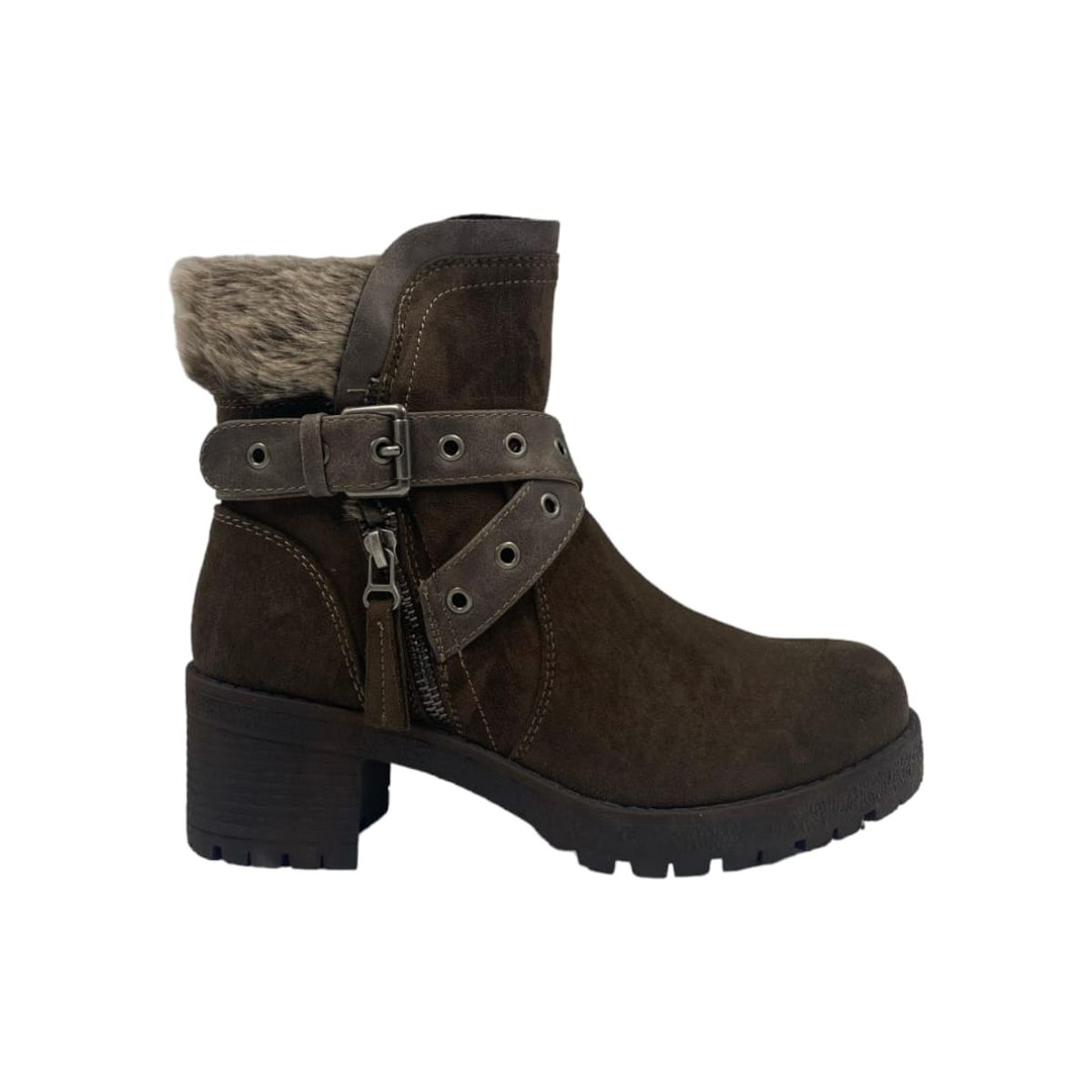 HERIEL - Bota Café Chiporro Mujer