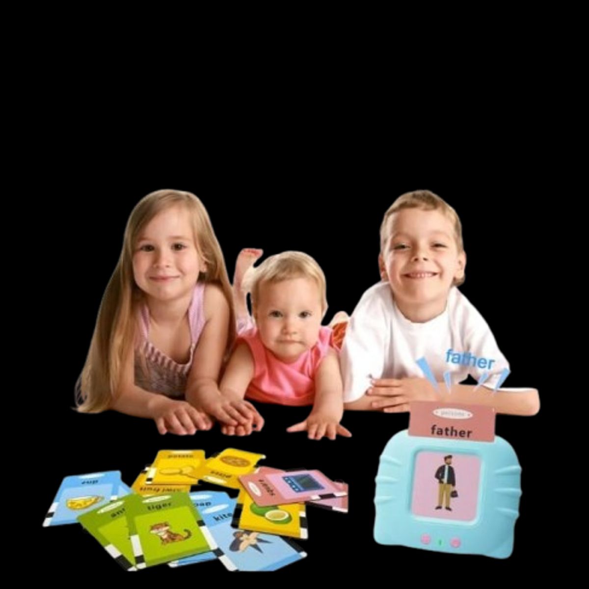 GENERICO - Juego didactico tarjetas Ingles 224 palabras niños