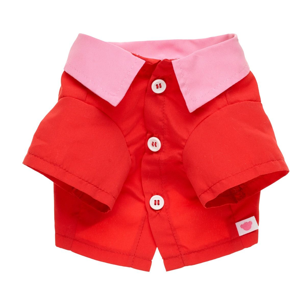 BUILD A BEAR - Camisa Build a Bear roja para peluche Día de San Valentín
