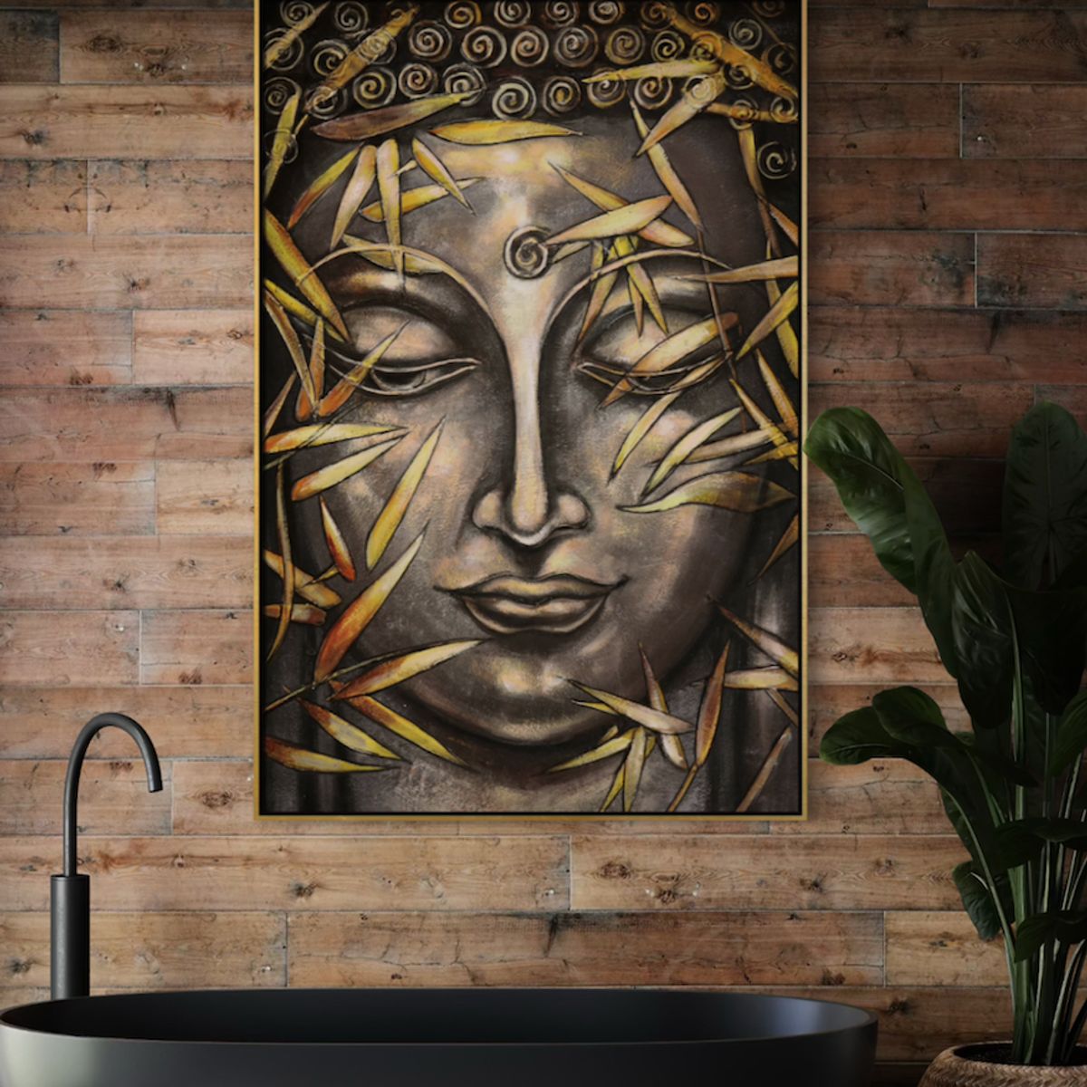 GENERICO - Cuadro decorativo Buda 100 x 150