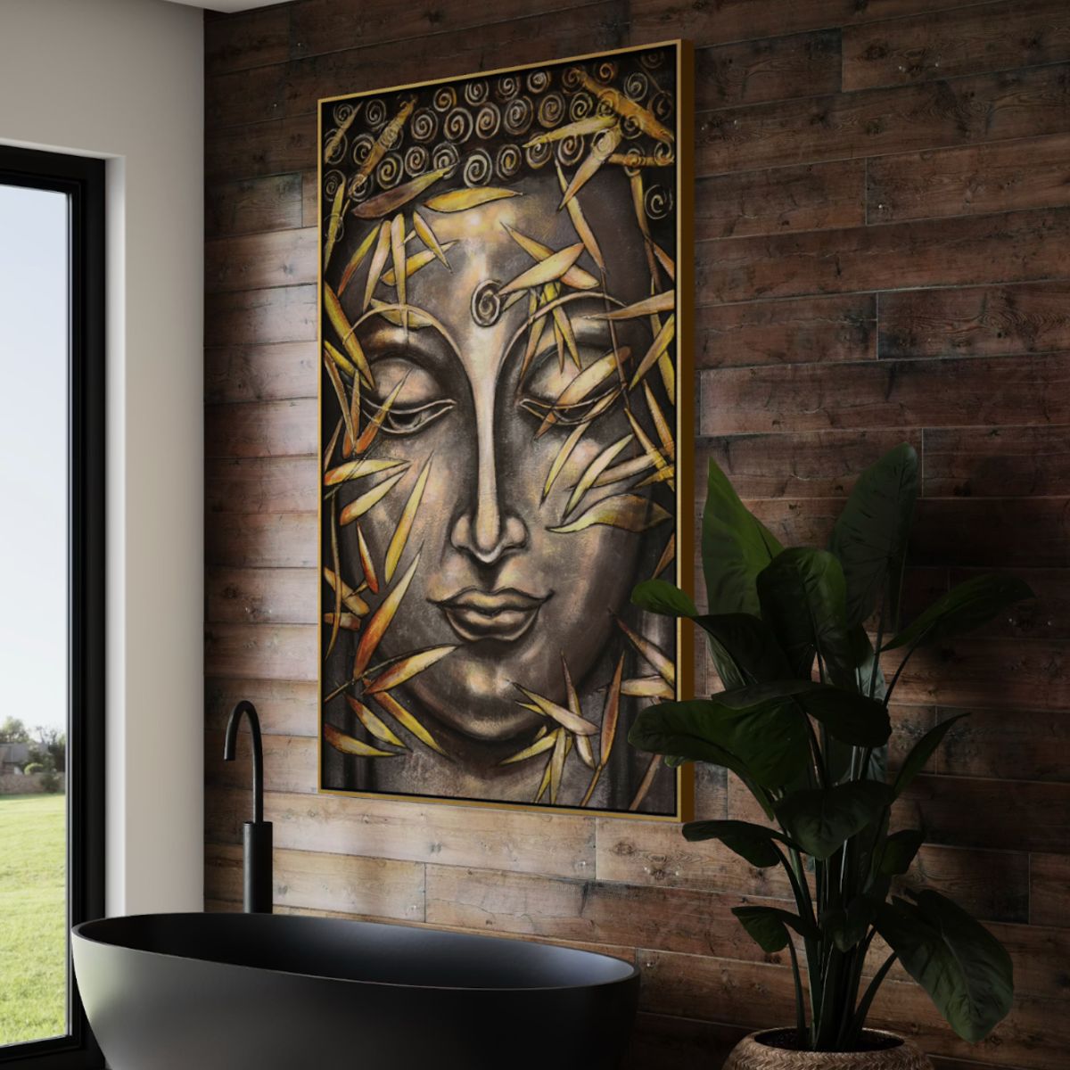 GENERICO - Cuadro decorativo Buda 100 x 150