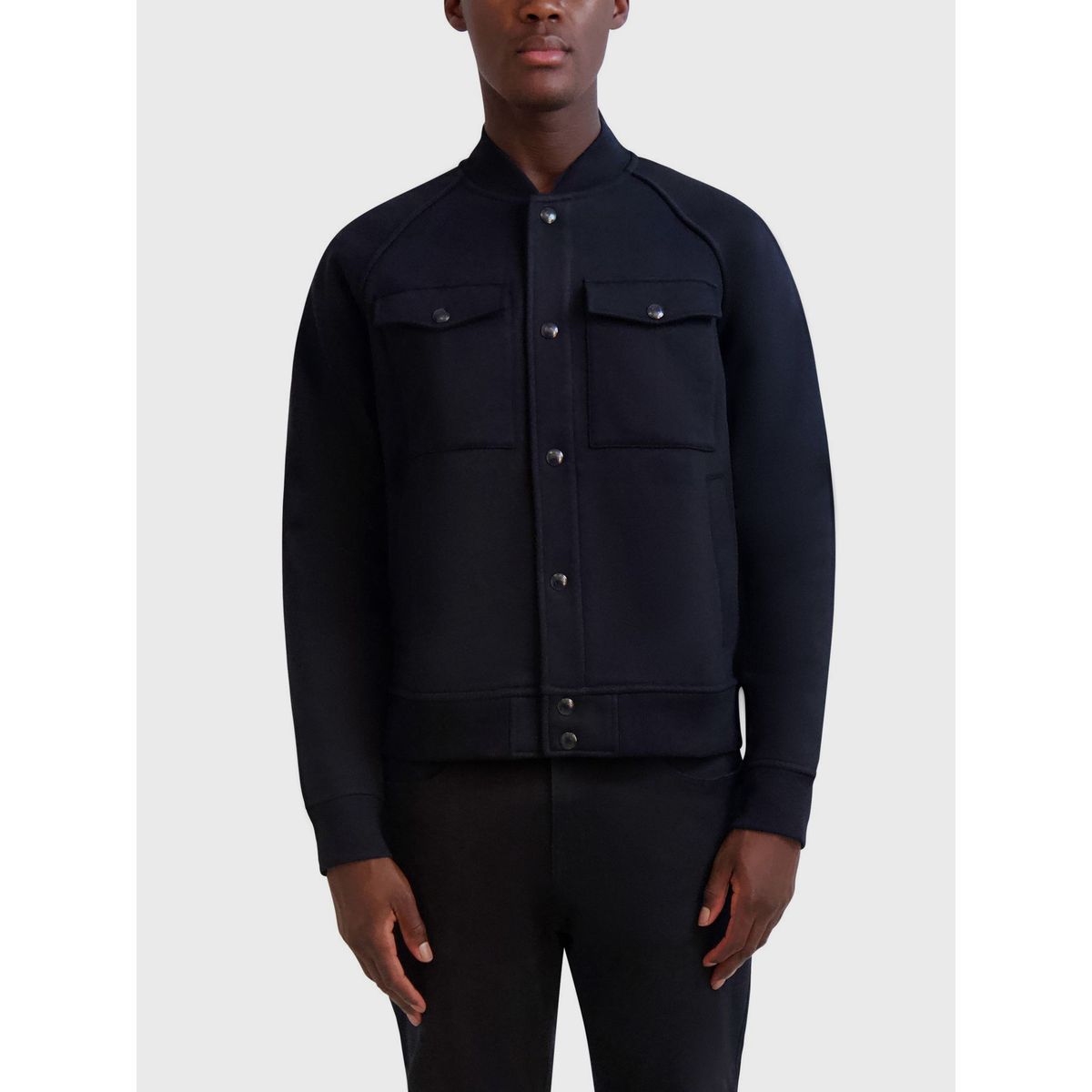 KARL LAGERFELD - Chaqueta bomber de forro polar