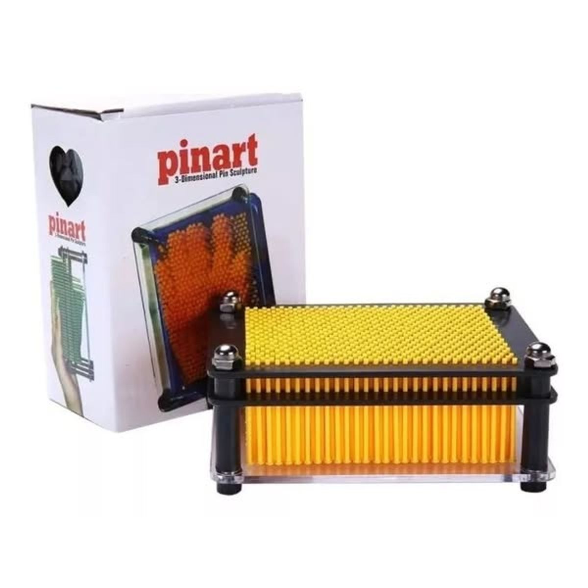 GENERICO - Juego pinart 3d Didáctico antiestrés interactiva 18x13cm