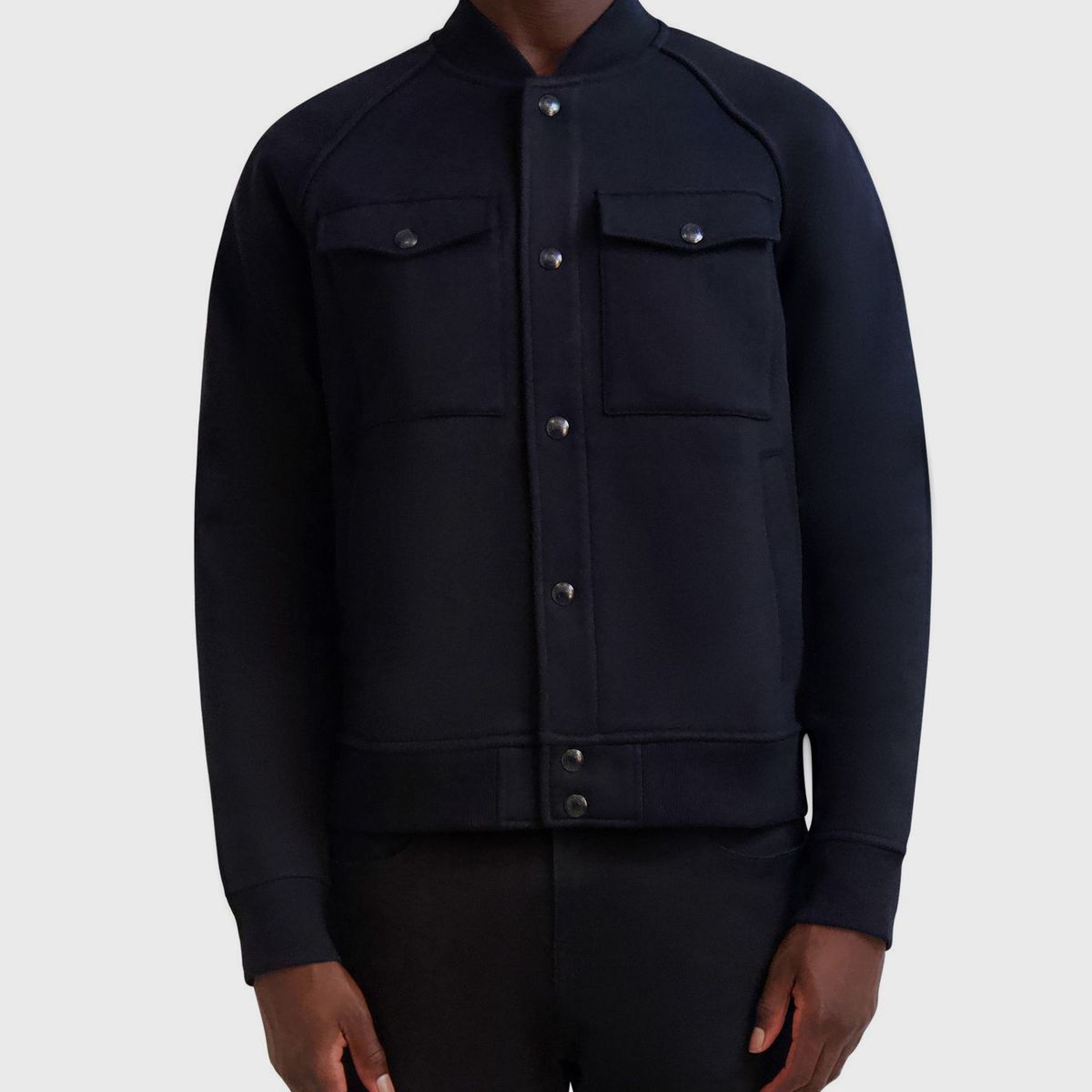 KARL LAGERFELD - Chaqueta bomber de forro polar