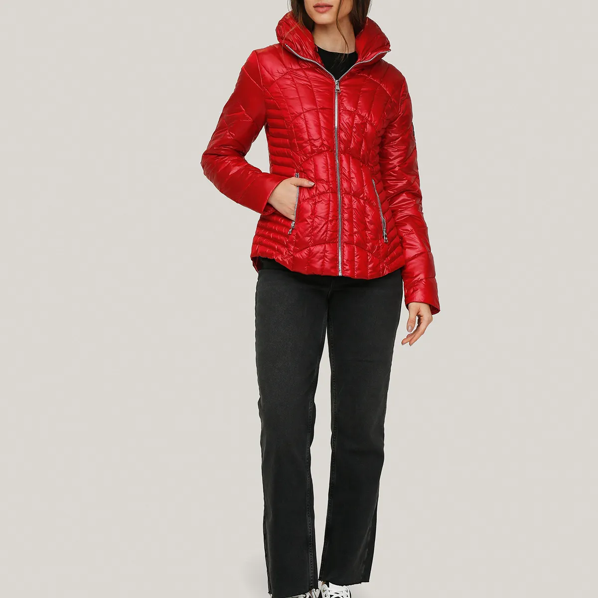 KARL LAGERFELD - Chaqueta arrugada acolchada