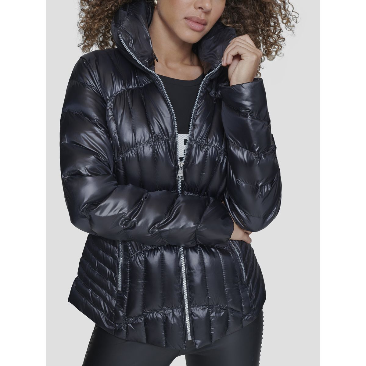 KARL LAGERFELD - Chaqueta arrugada acolchada