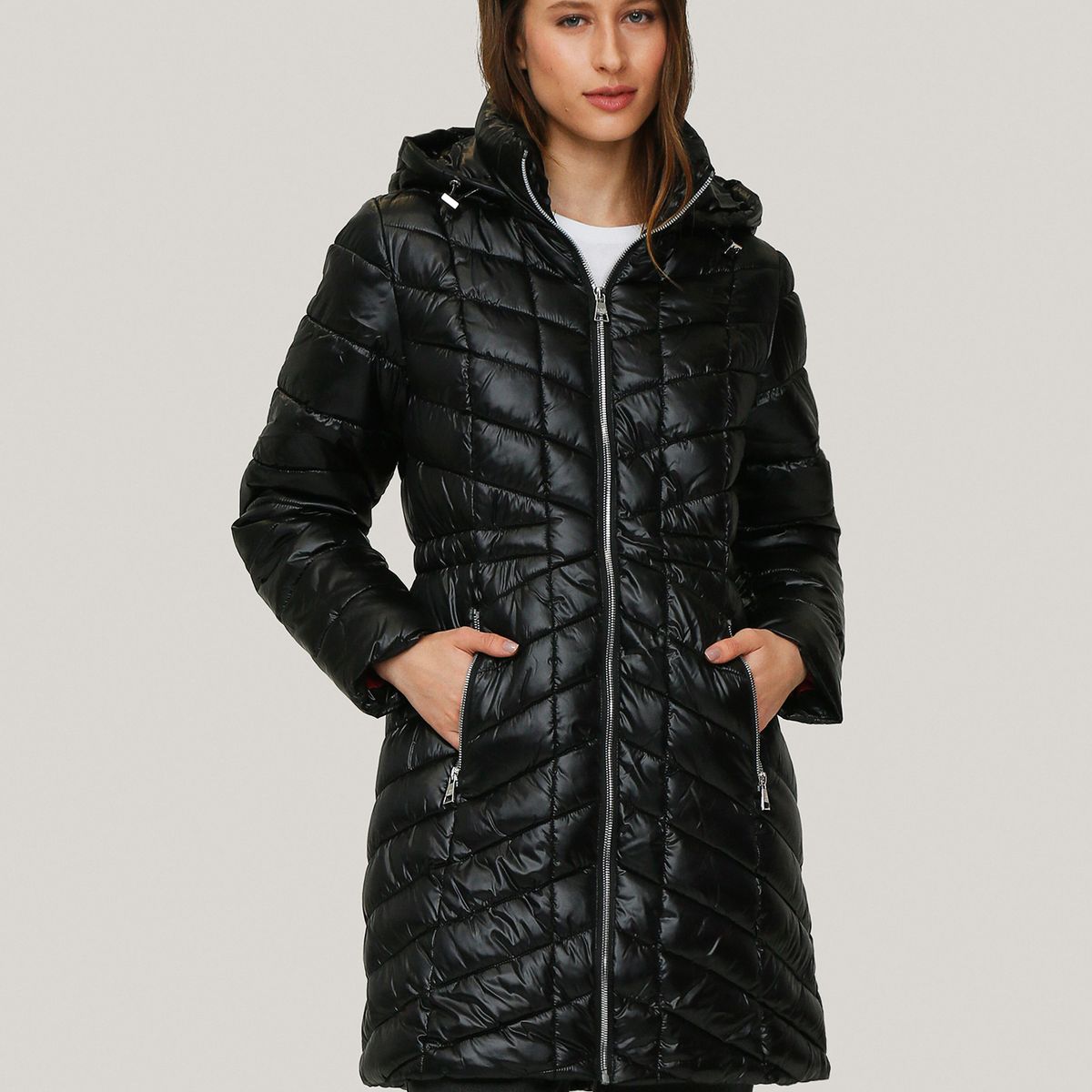 KARL LAGERFELD - Parka larga acolchada
