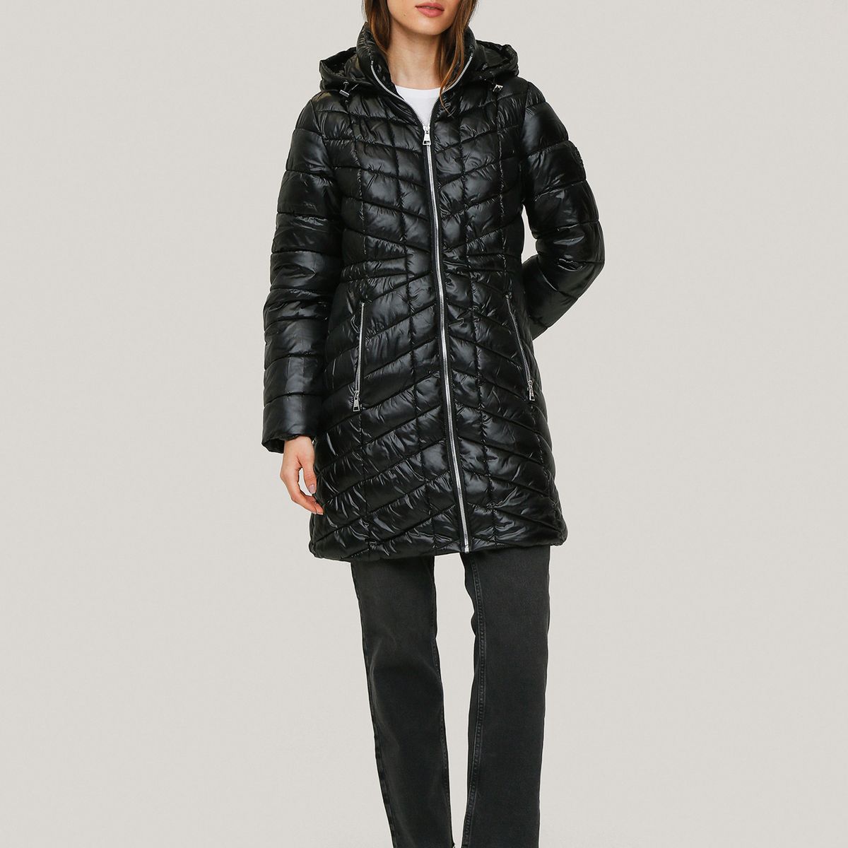 KARL LAGERFELD - Parka larga acolchada