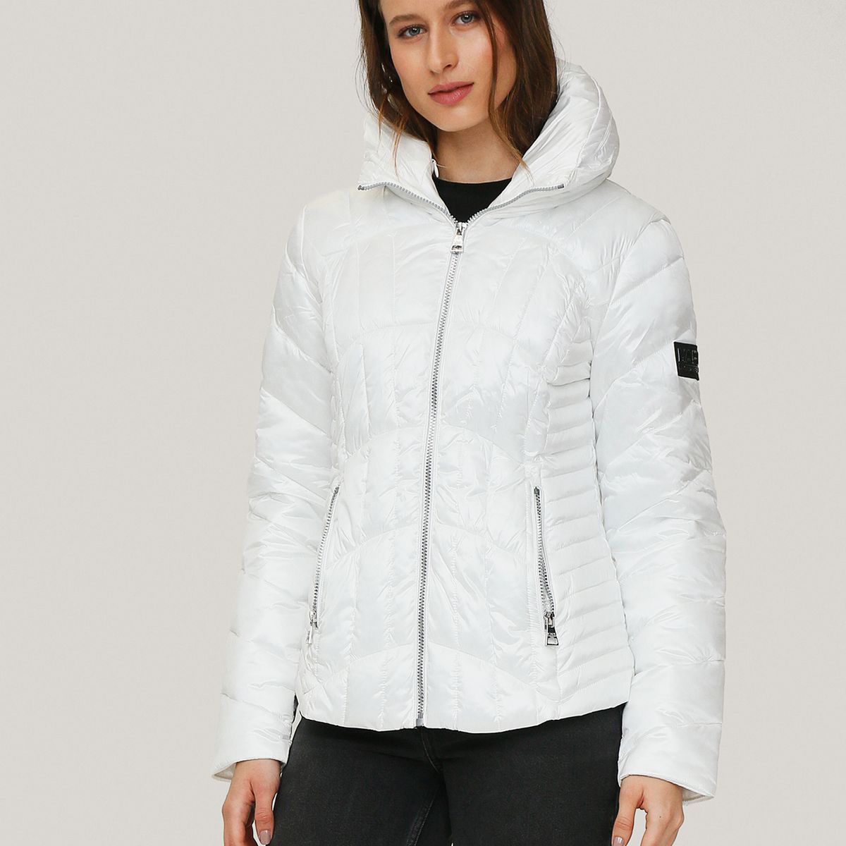 KARL LAGERFELD - Chaqueta arrugada acolchada