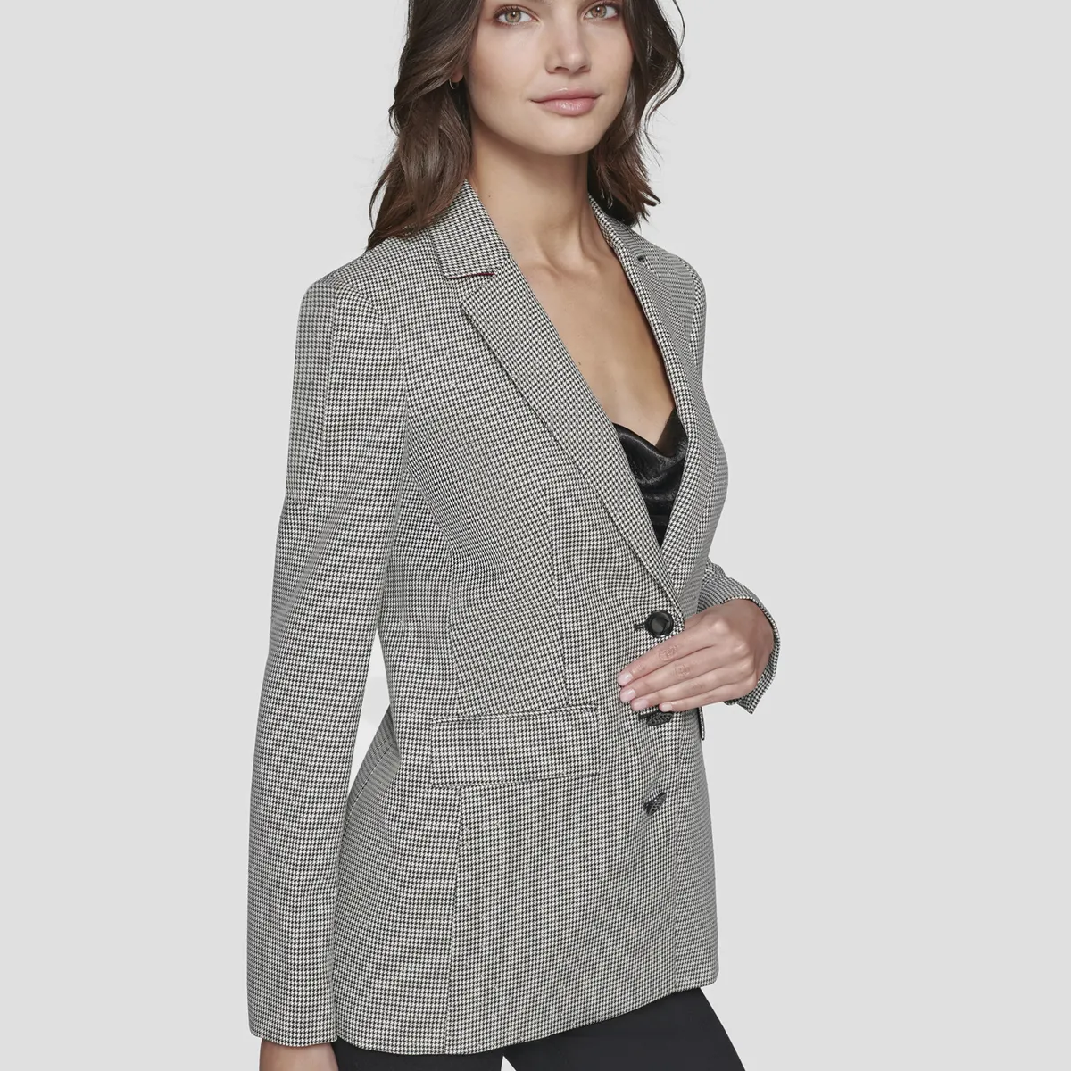 KARL LAGERFELD - Blazer clásico con patrón