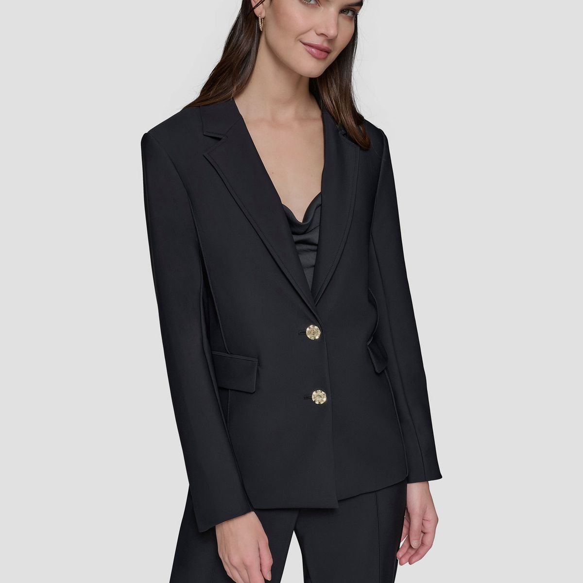 KARL LAGERFELD - Blazer con detalle de cadena