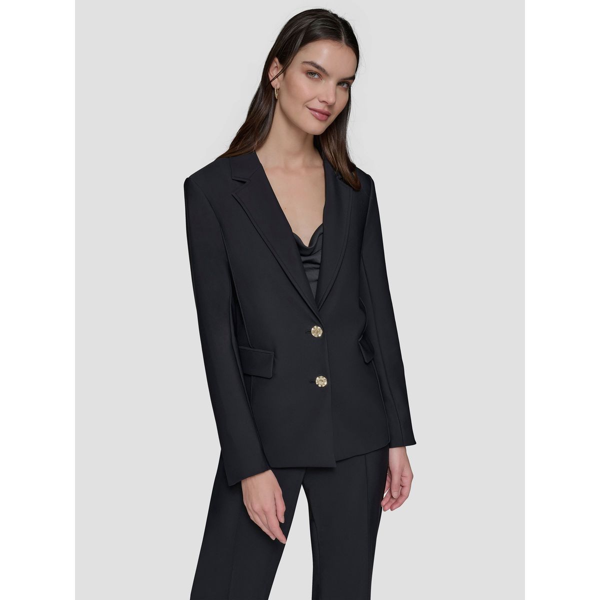 KARL LAGERFELD - Blazer con detalle de cadena