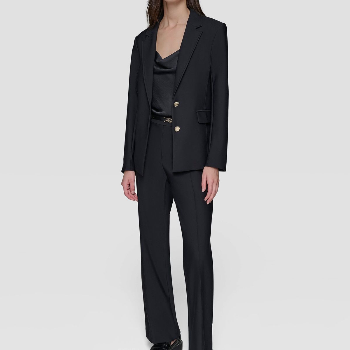 KARL LAGERFELD - Blazer con detalle de cadena