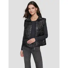 KARL LAGERFELD - Chaleco acolchado con logo tonal