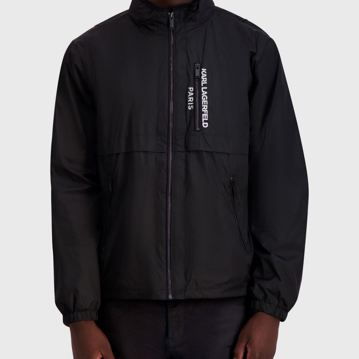 KARL LAGERFELD - Rompevientos de nylon ultraligero