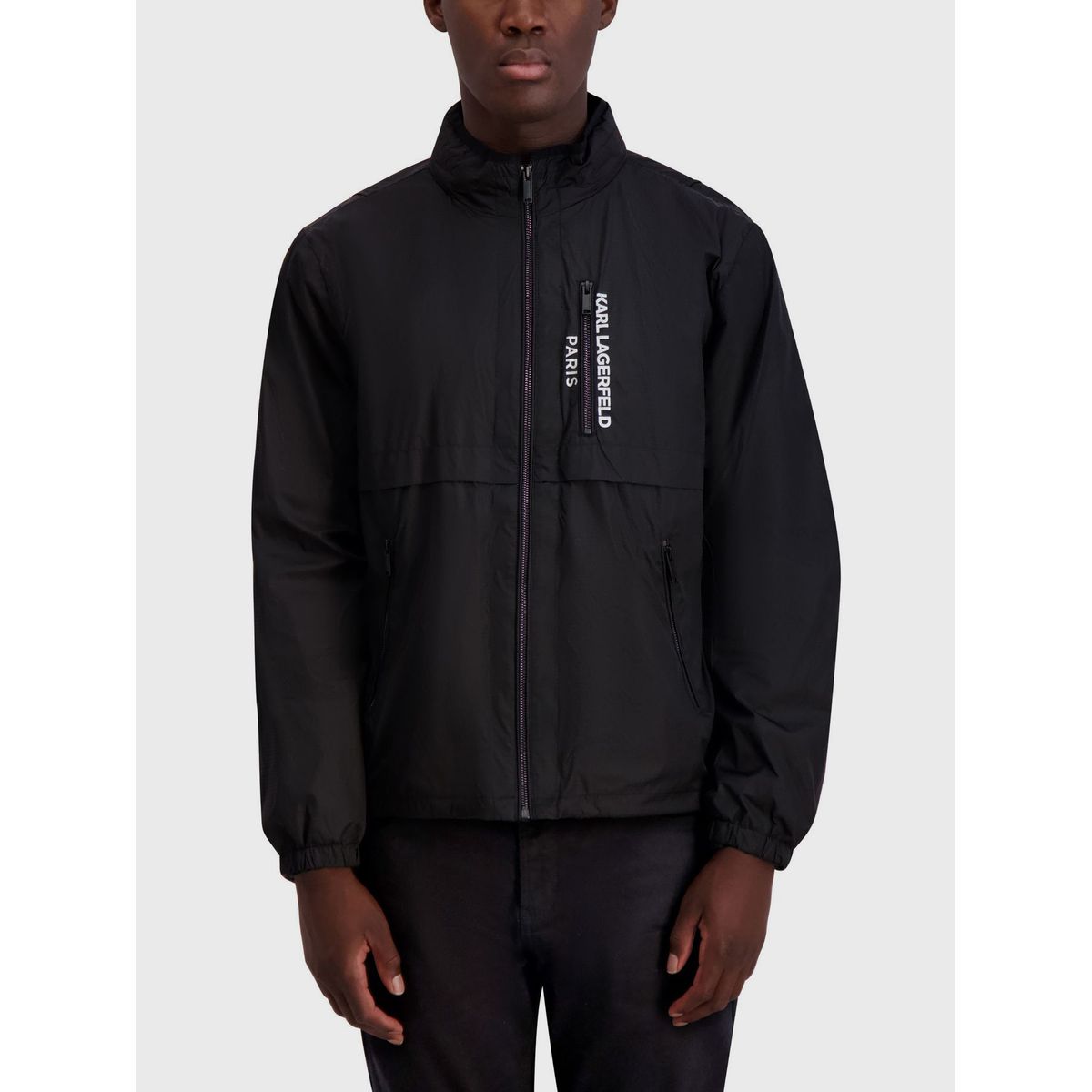 KARL LAGERFELD - Rompevientos de nylon ultraligero