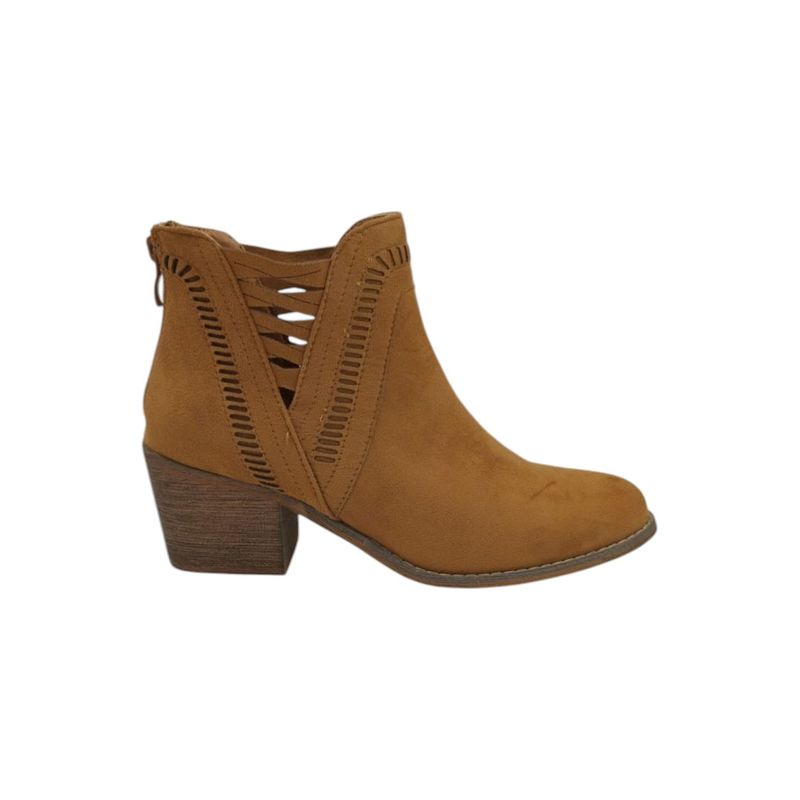 HERIEL - Botín Camel Taco Mujer