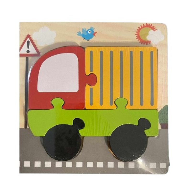 GENERICO - Set encaje didactico madera para niños