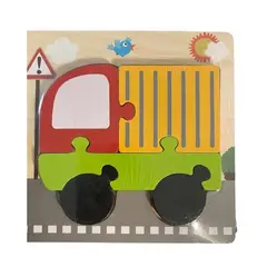 GENERICO - Set encaje didactico madera para niños