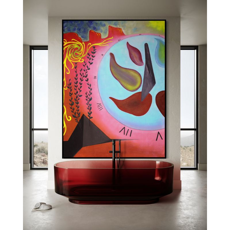 GENERICO - Cuadro decorativo Surrealista 150 x 200
