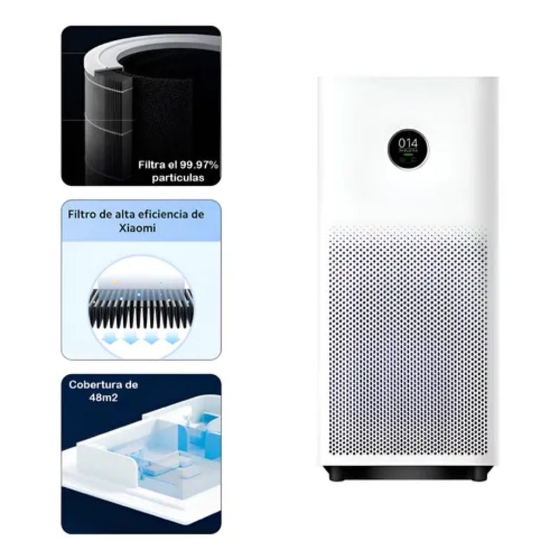 XIAOMI - Purificador Aire Xiaomi Smart Air Purifier 4 Eu Blanco