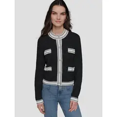 KARL LAGERFELD - Sweater adornado con 4 bolsillos