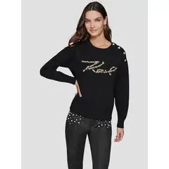 KARL LAGERFELD - Sweater KARL con perlas
