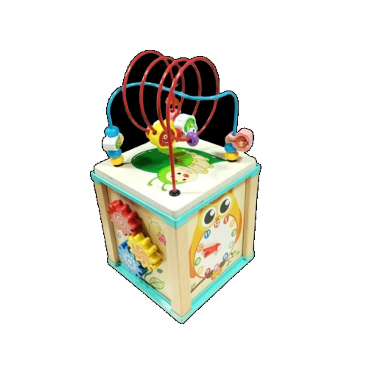 GENERICO - Juego cubo didáctico de madera bebe infantil