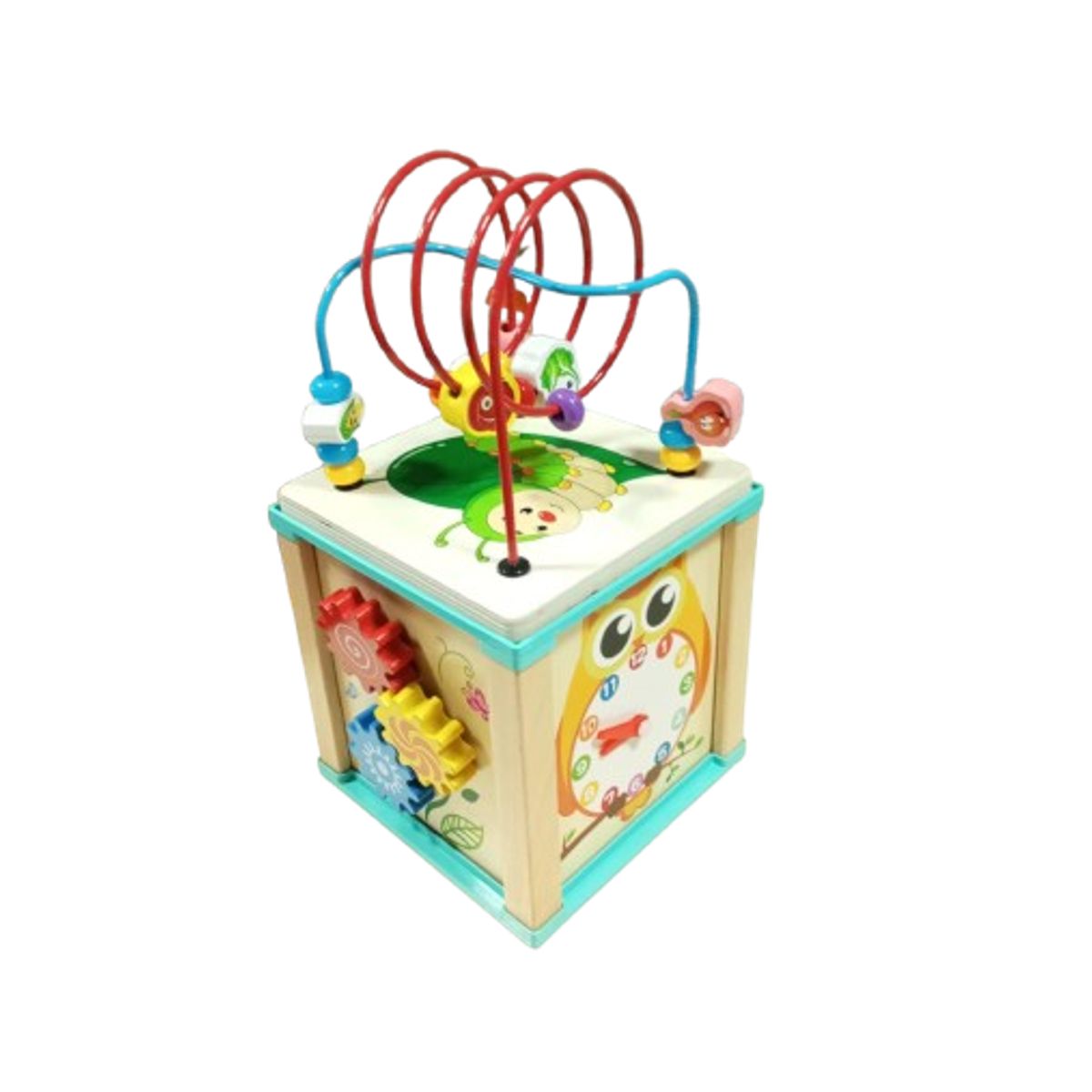GENERICO - Juego cubo didáctico de madera bebe infantil