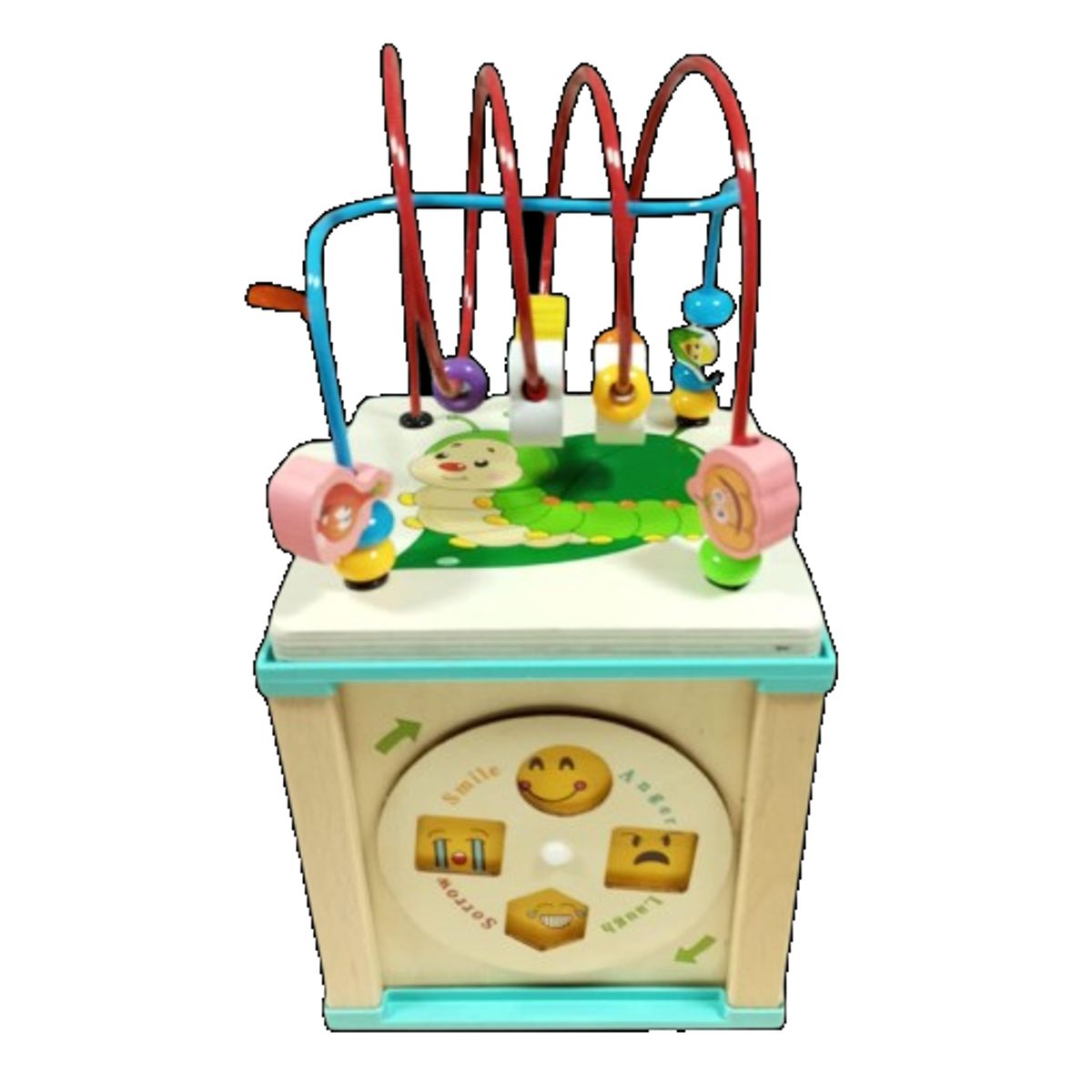 GENERICO - Juego cubo didáctico de madera bebe infantil