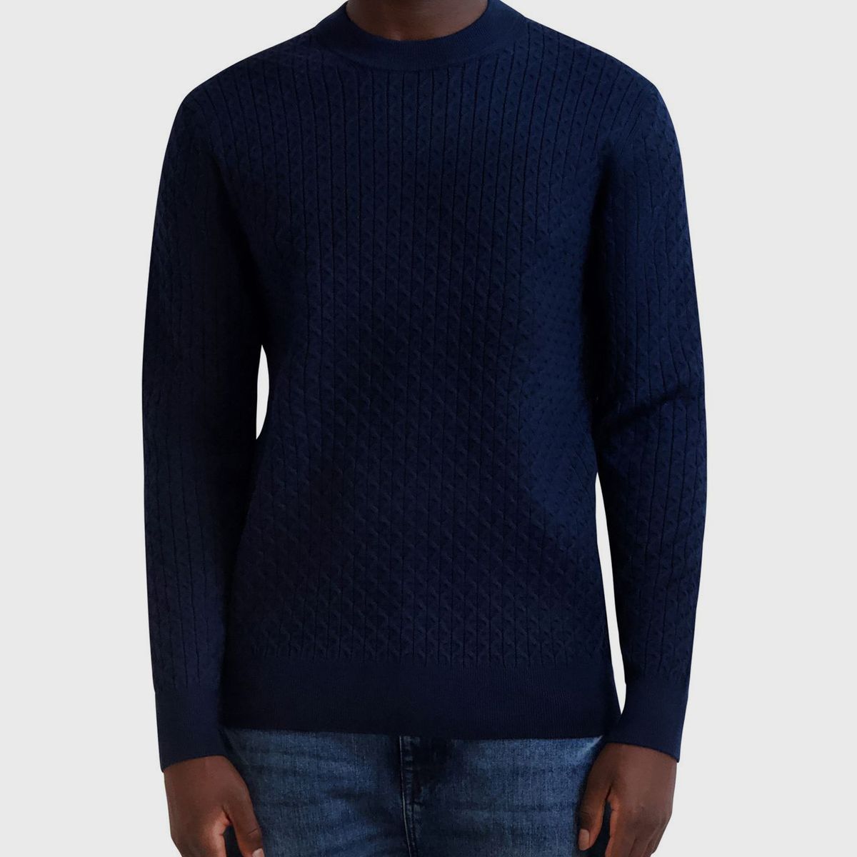 KARL LAGERFELD - Sweater texturizado geométrico