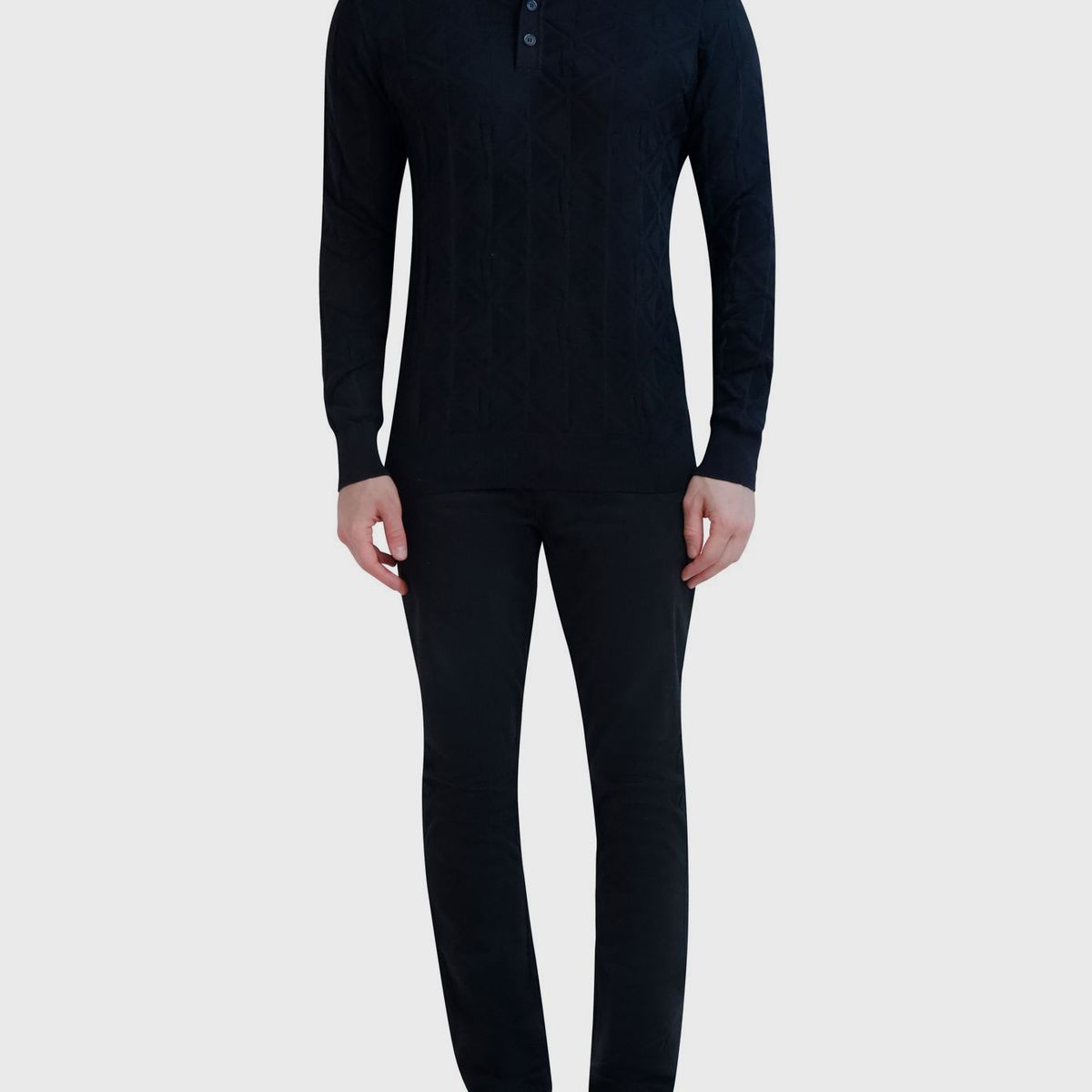 KARL LAGERFELD - Sweater tipo polo