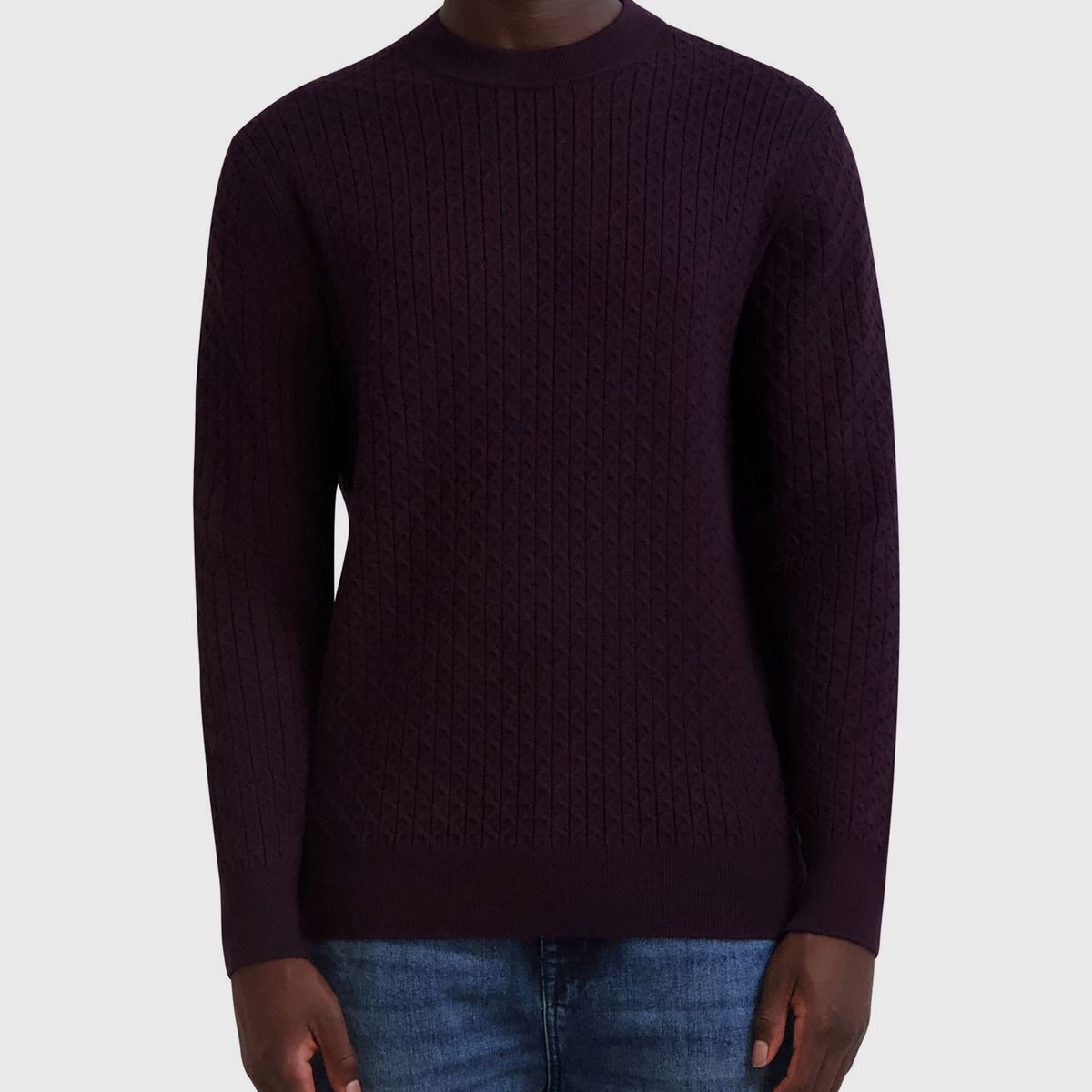 KARL LAGERFELD - Sweater texturizado geométrico