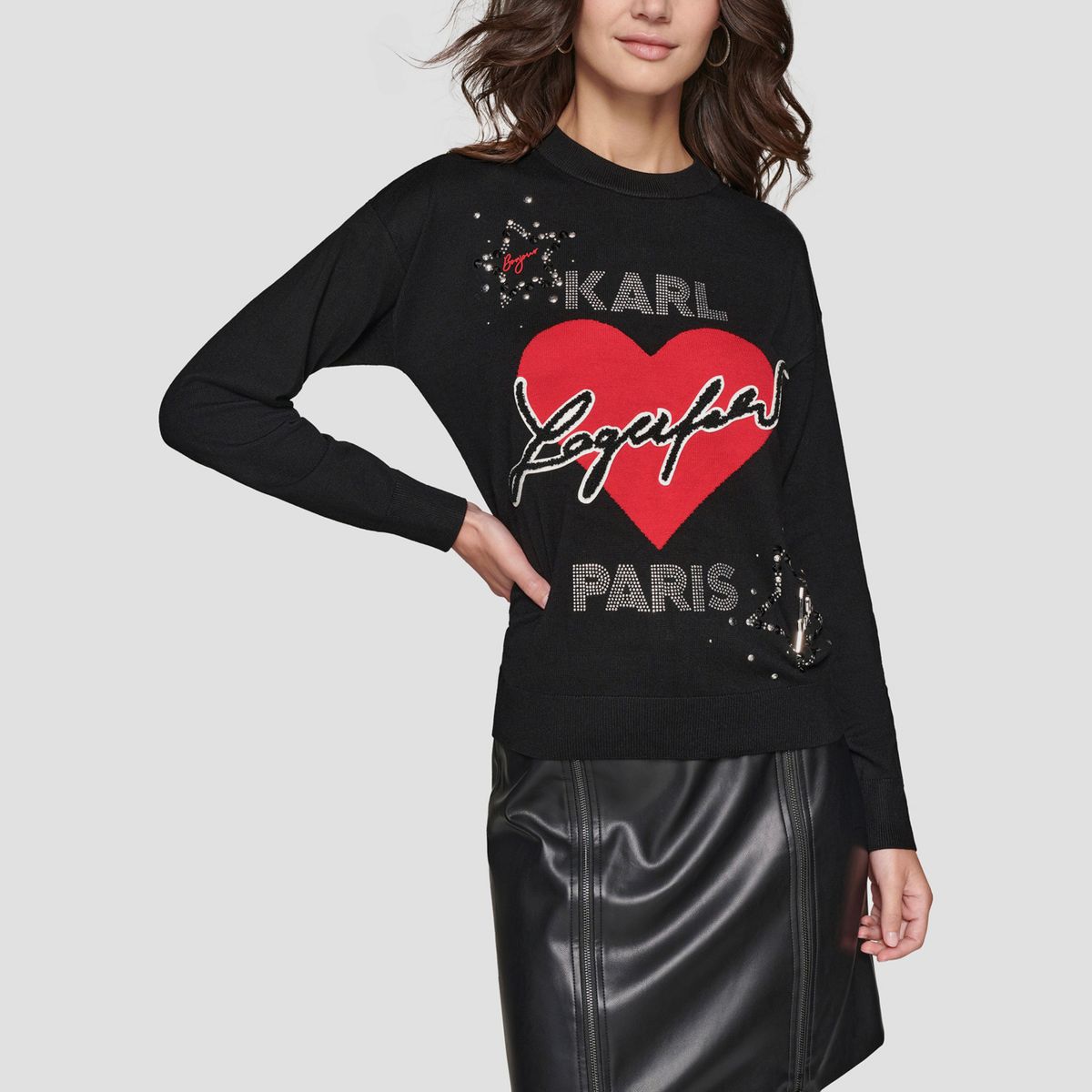 KARL LAGERFELD - Sweater heart KARL