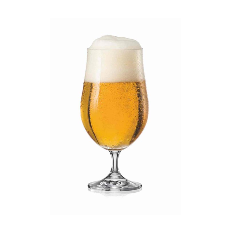 BOHEMIA CRYSTAL - CRYSTALEX SET 6 VASOS CERVEZA 380ml