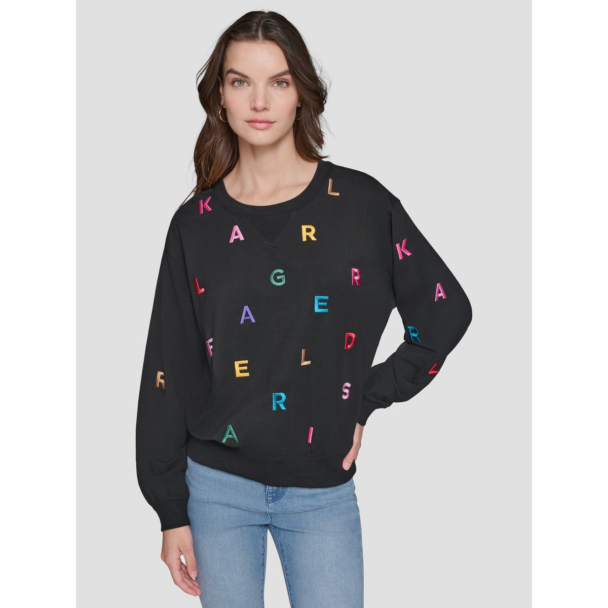 KARL LAGERFELD - Sweater con letras dispersas