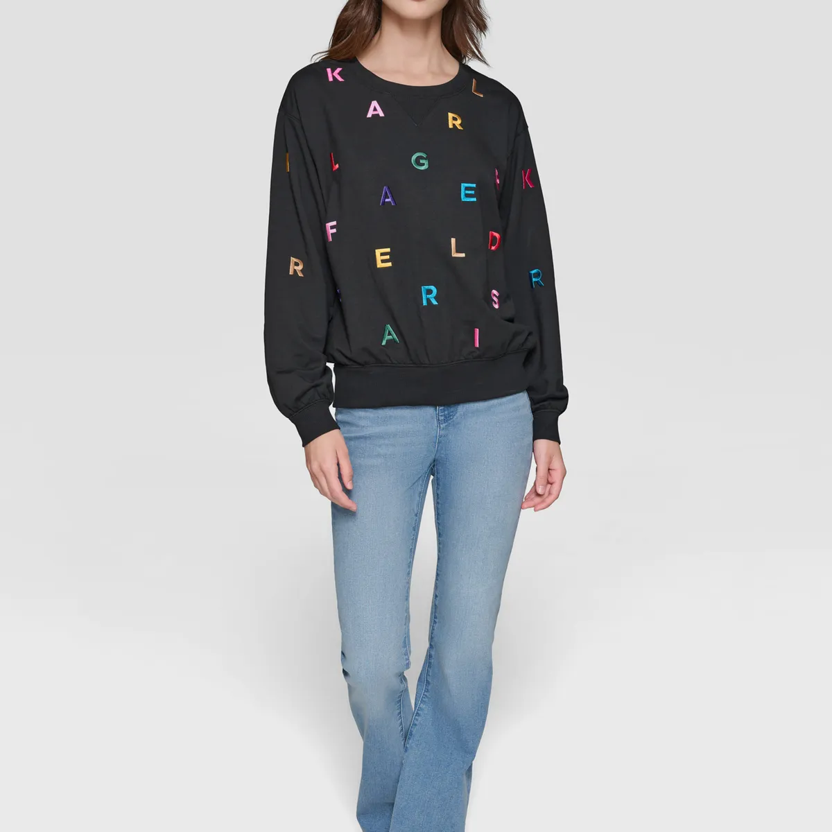 KARL LAGERFELD - Sweater con letras dispersas