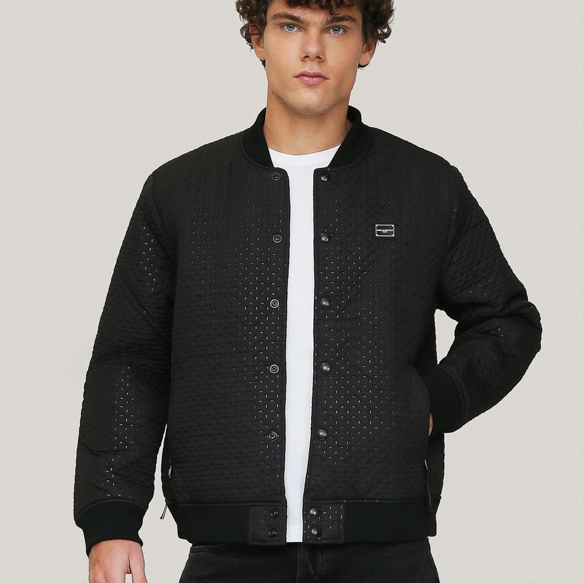 KARL LAGERFELD - Chaqueta bomber acolchada
