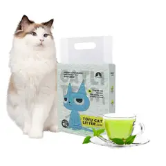 MUNDO MAGIA - Arena Para Gatos De Tofu Almidon Arena Biodegradable 22Kg